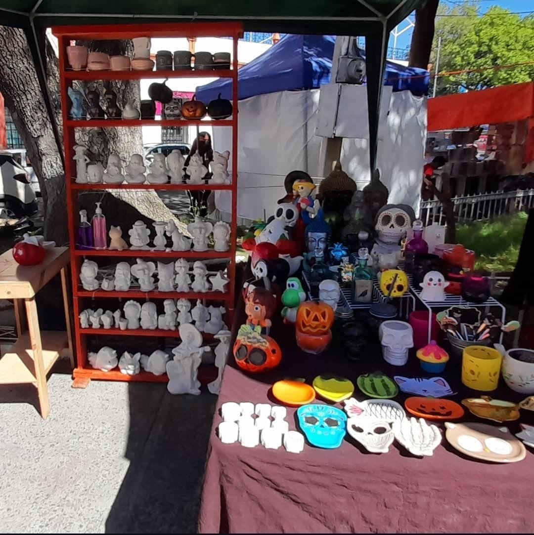 Mercado de artesanías Artesanías locales Mercados en Puebla Jardín de Analco